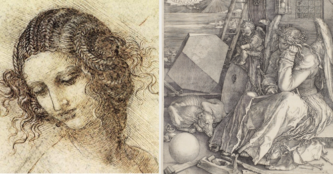 Bản phác thảo chân dung chưa tô màu thể hiện cảm xúc qua đường nét