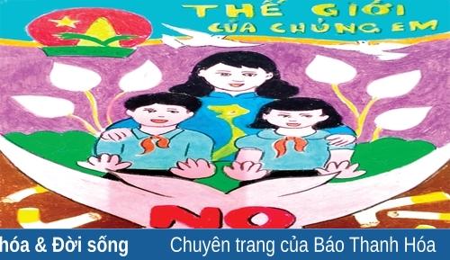 Sức mạnh của tranh vẽ phòng chống thuốc lá Bức tranh vẽ phòng chống thuốc lá với hình ảnh gia đình vui vẻ trong không gian trong lành, không khói thuốc