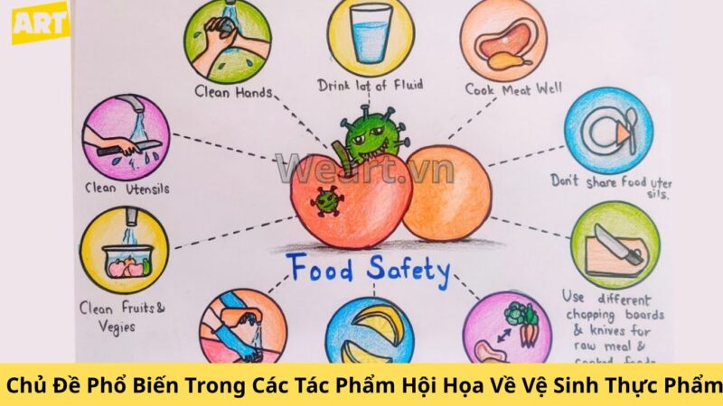 Tranh Vẽ Về Vệ Sinh An Toàn Thực Phẩm Nâng Cao Nhận Thức Tranh Vẽ Về Vệ Sinh An Toàn Thực Phẩm Nâng Cao Nhận Thức