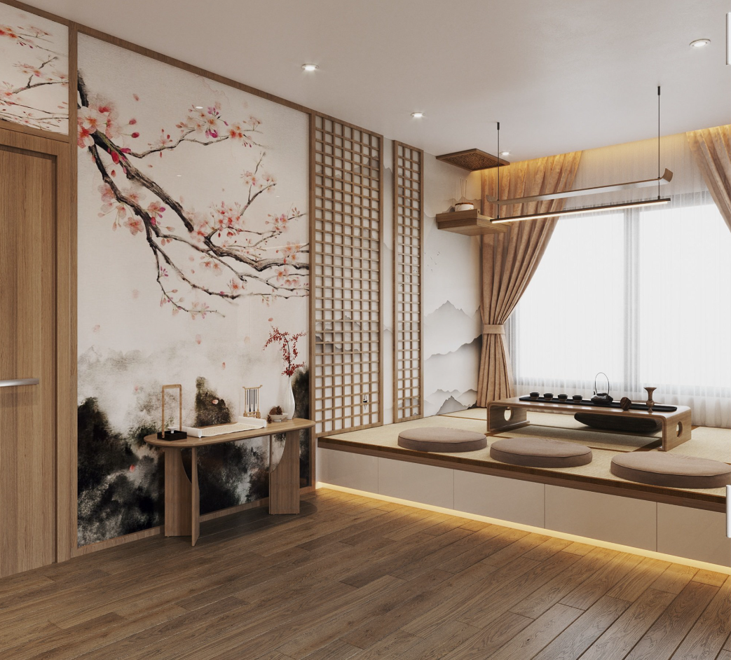 Tranh vẽ người đơn giản với điểm nhấn màu sắc tinh tế tạo sự thu hút và độc đáo