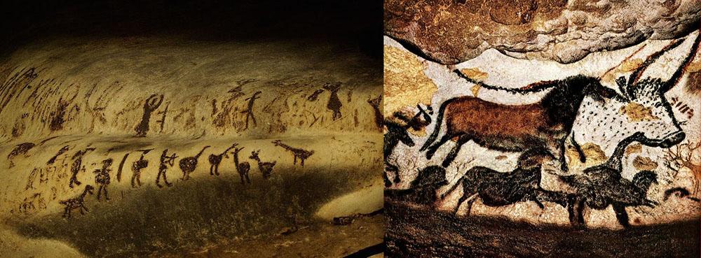 Tranh vẽ Ai Cập cổ đại khắc họa Pharaon đang thực hiện nghi lễ cùng các vị thần quyền năng