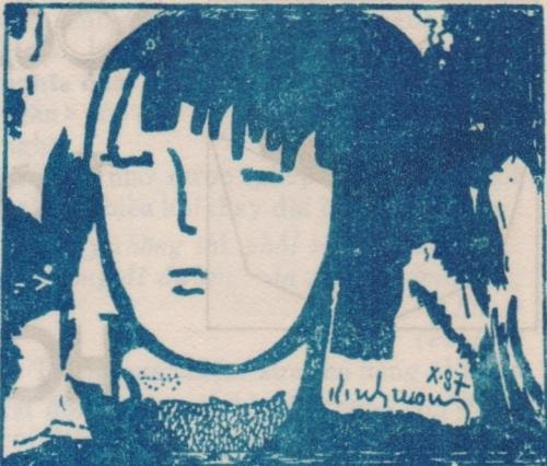 Tranh vẽ trò chơi dân gian bịt mắt bắt dê với những khoảnh khắc ngộ nghĩnh và tiếng cười