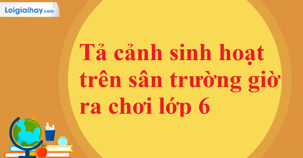 Bức tranh vẽ đề tài trường em với các bạn học sinh nam đang chơi đá cầu trên sân trường