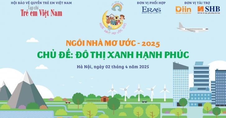 Tranh vẽ trẻ em vui đùa trong môi trường an toàn thể hiện khát vọng tương lai tươi sáng