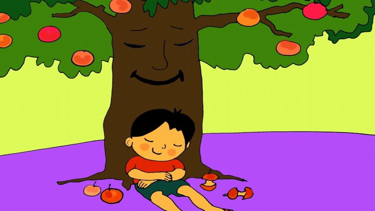 Tranh vẽ vườn hoa của bé theo chủ đề cổ tích với những sinh vật kỳ diệu và cây cối biết nói