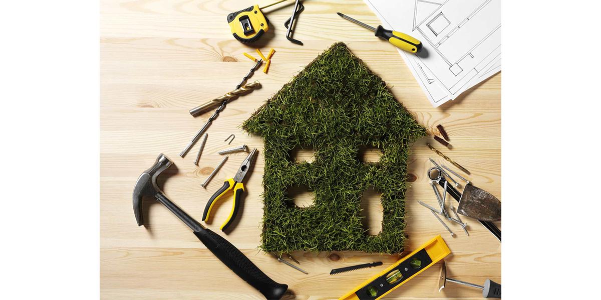 Vật liệu xây dựng xanh trong kiến trúc bền vững với việc sử dụng các tài nguyên tái chế thân thiện môi trường