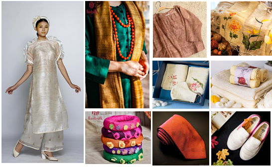 Minh họa chi tiết chất liệu vải ren và lụa trong bản vẽ thiết kế thời trang