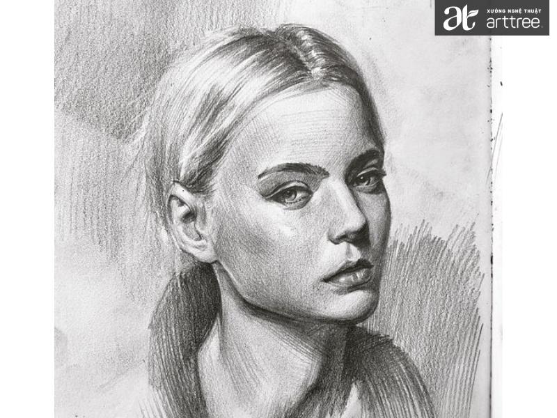 Hướng dẫn chi tiết vẽ mắt, mũi, miệng cho bức chân dung mẹ lớp 6 đơn giản và biểu cảm