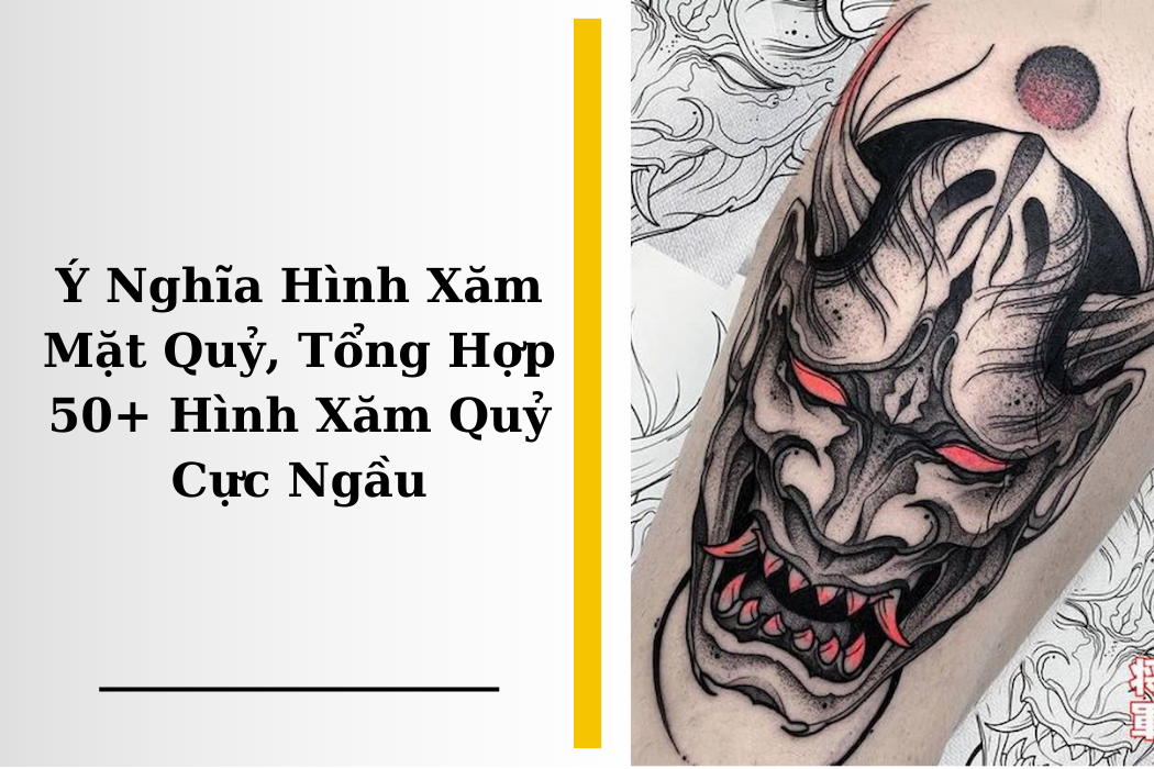Hướng dẫn vẽ chi tiết sừng và răng nanh cho mặt nạ quỷ samurai thêm hung tợn