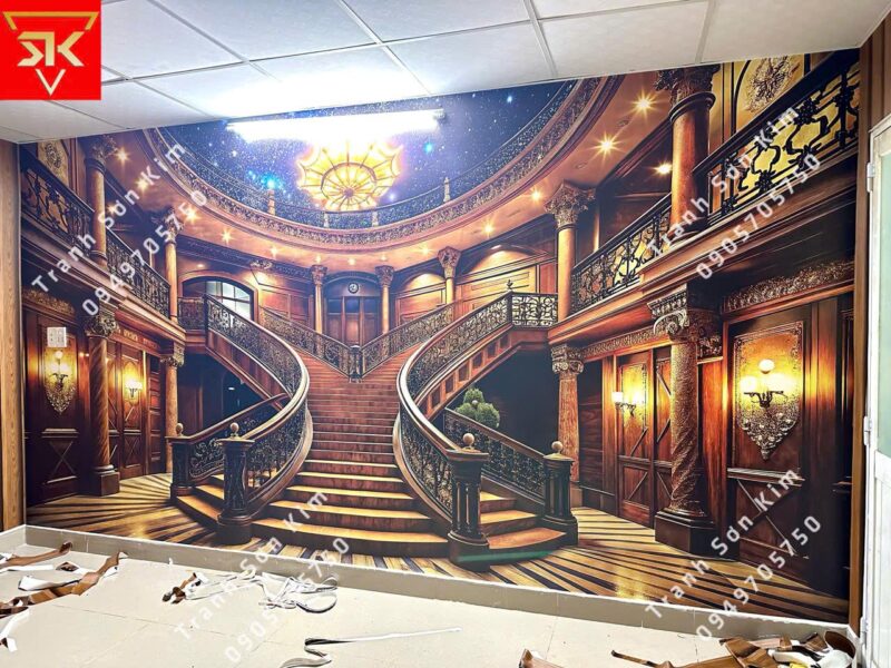 Bản vẽ công trình kiến trúc cổ điển Ai Cập trên giấy cói với các chi tiết tinh xảo