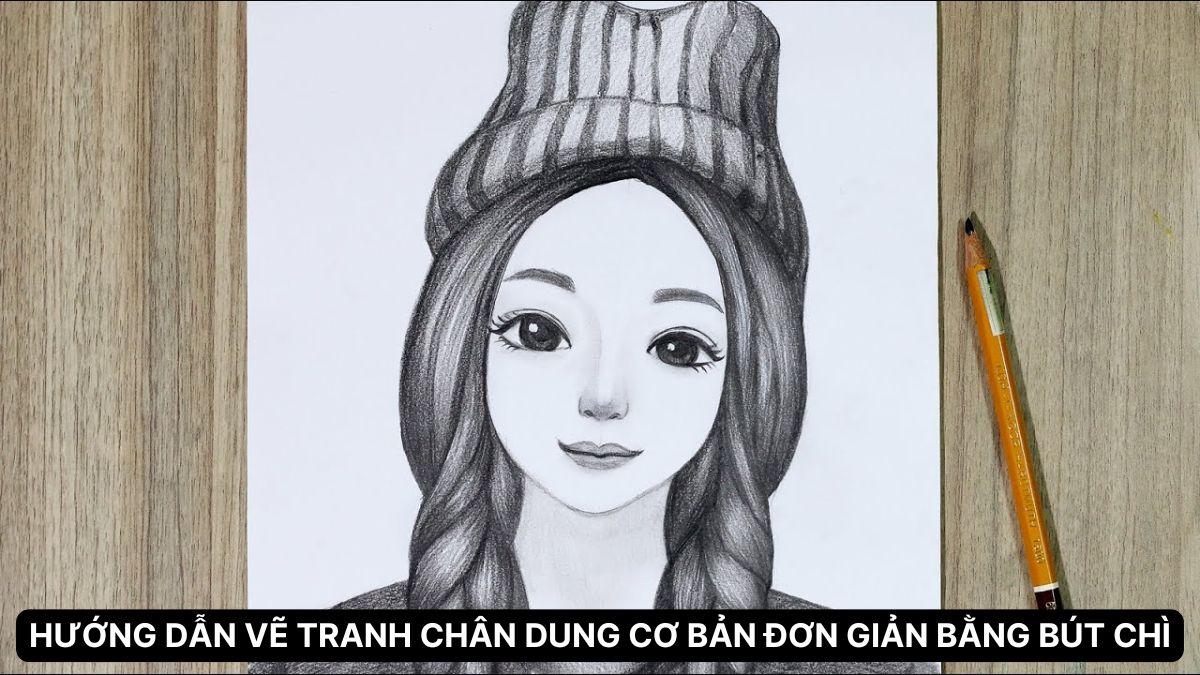 Hướng dẫn chi tiết cách vẽ mắt mũi miệng khi thực hành vẽ chân dung đơn giản cho người mới