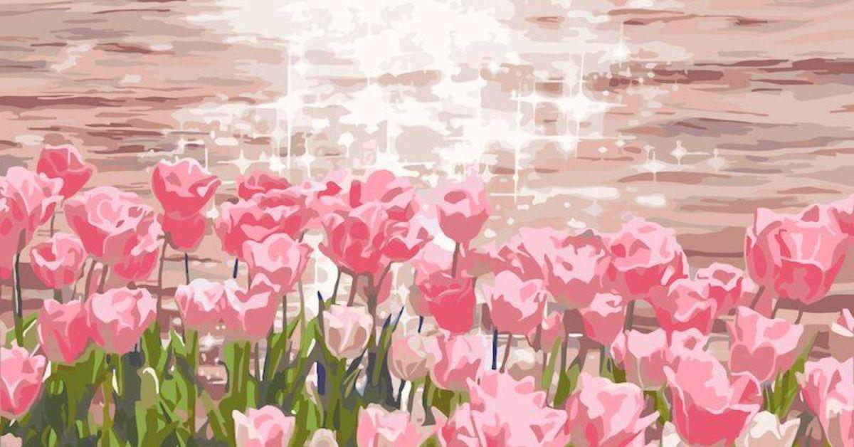 Cách vẽ thân và lá hoa tulip đơn giản mà đẹp tự nhiên như thật