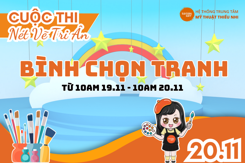 Tranh chibi thầy cô và học trò vui vẻ ngày Nhà giáo Việt Nam 20 tháng 11