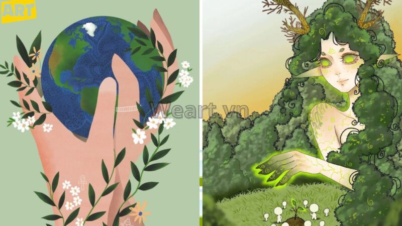 Vẽ Tranh Bảo Vệ Môi Trường Đơn Giản: Ý Tưởng Sáng Tạo Vẽ Tranh Bảo Vệ Môi Trường Đơn Giản: Ý Tưởng Sáng Tạo