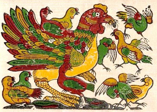 Tranh cổ động vẽ đề tài bảo vệ tổ quốc với phong cách hiện đại, màu sắc tươi sáng, thông điệp mạnh mẽ