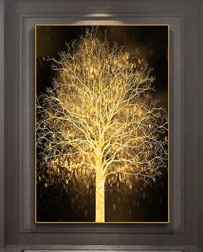 Bức tranh phong cảnh đơn giản trên canvas với hình ảnh hoàng hôn trên biển, sử dụng gam màu ấm áp và ít chi tiết