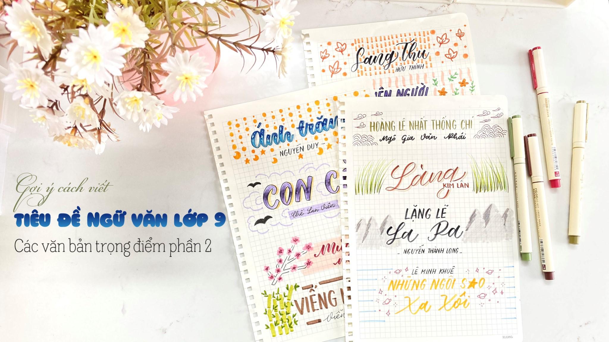 Minh họa kỹ thuật sử dụng màu sắc và ánh sáng trong vẽ tranh phong cảnh quê hương lớp 9