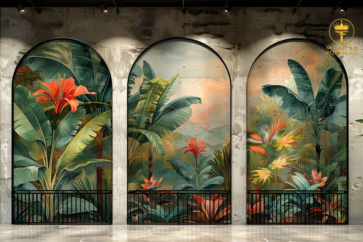 Vẽ tranh tường Hà Nội cho quán cà phê thêm độc đáo, với những hình ảnh sáng tạo thu hút giới trẻ check-in