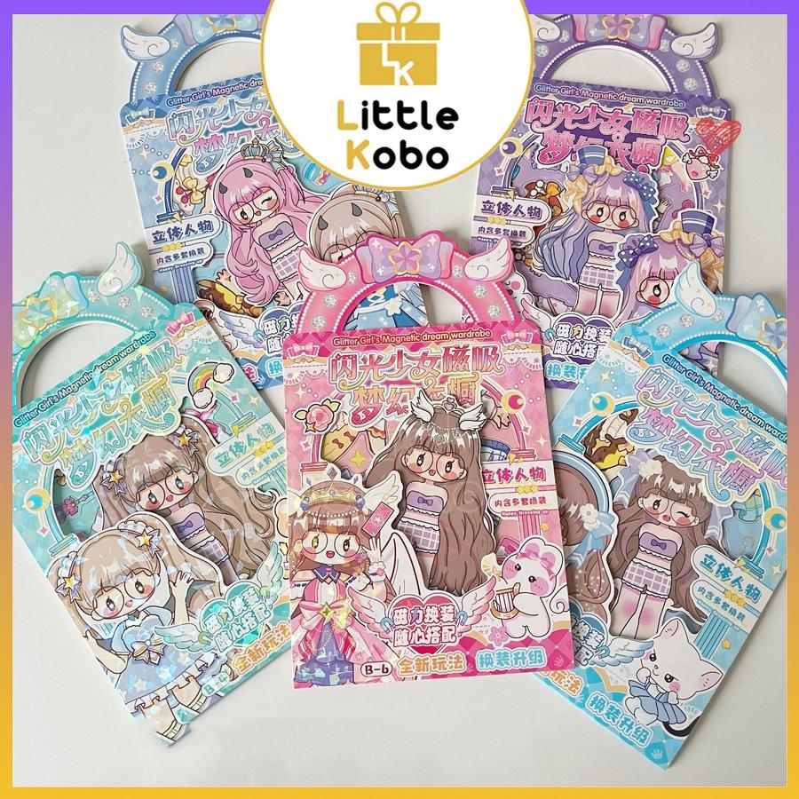 Minh họa các kiểu váy áo đa dạng và sáng tạo cho búp bê giấy