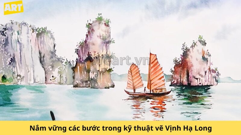 Khám phá cách vẽ Vịnh Hạ Long hùng vĩ nên thơ Khám phá cách vẽ Vịnh Hạ Long hùng vĩ nên thơ