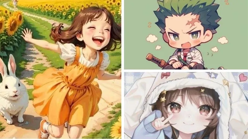 Bộ sưu tập các ý tưởng vẽ nhân vật anime chibi đơn giản, đáng yêu với nhiều biểu cảm và màu sắc