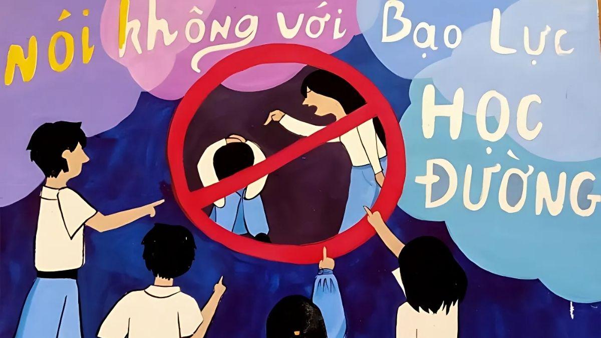 Gợi ý những ý tưởng độc đáo và sáng tạo khi vẽ tranh về chủ đề chống bạo lực học đường