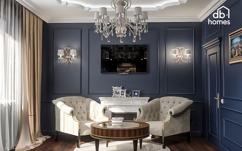 Ý tưởng vẽ tranh trang trí phòng ngủ theo phong cách tối giản với đường nét thanh thoát