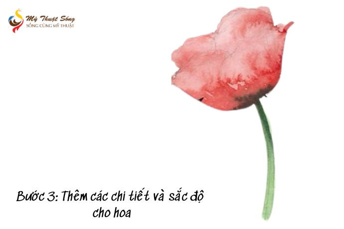 Hướng dẫn vẽ hoa bằng màu nước đơn giản cho người mới bắt đầu