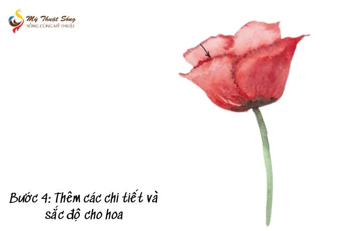 Hướng dẫn vẽ hoa bằng màu nước đơn giản cho người mới bắt đầu