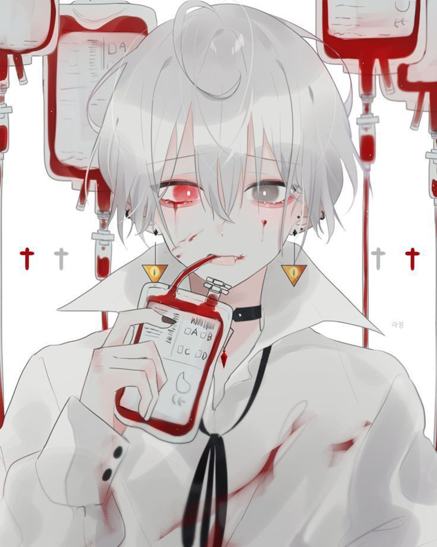 Ác quỷ anime nam mắt 2 màu độc đáo