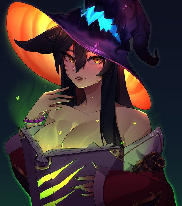 Ahri phong cách hiện đại với đuôi trắng cực ấn tượng