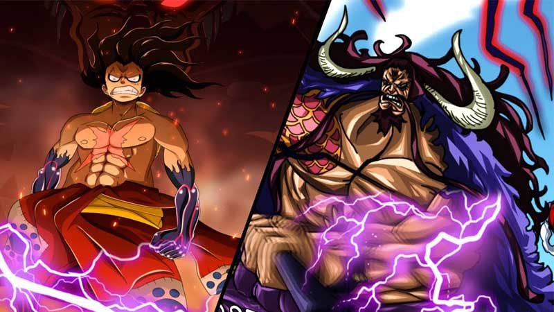 Ảnh 4K cảnh Luffy đang tập trung cao độ.