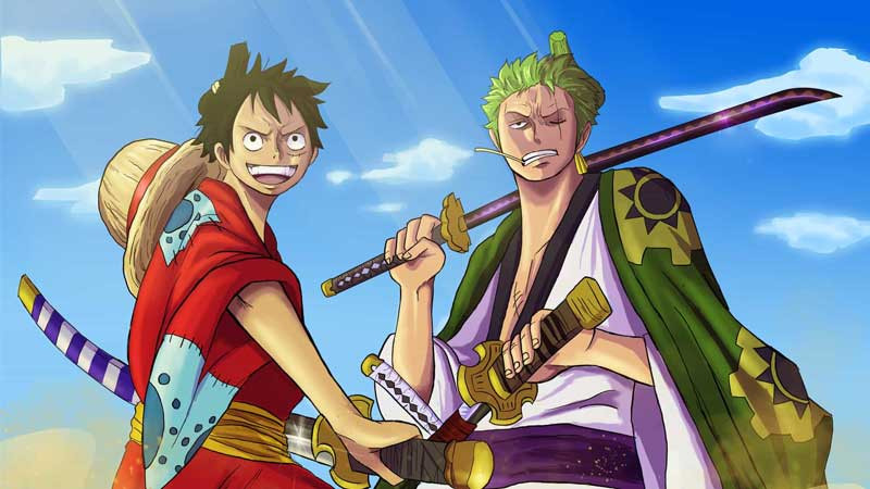 Ảnh 4K khoảnh khắc giữa Luffy và Zoro.