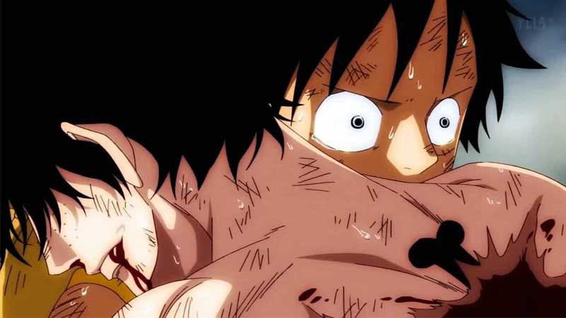 Ảnh 4K Luffy suy sụp hoàn toàn.