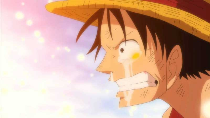 Ảnh 4K Luffy trong một khoảnh khắc đầy tâm trạng.