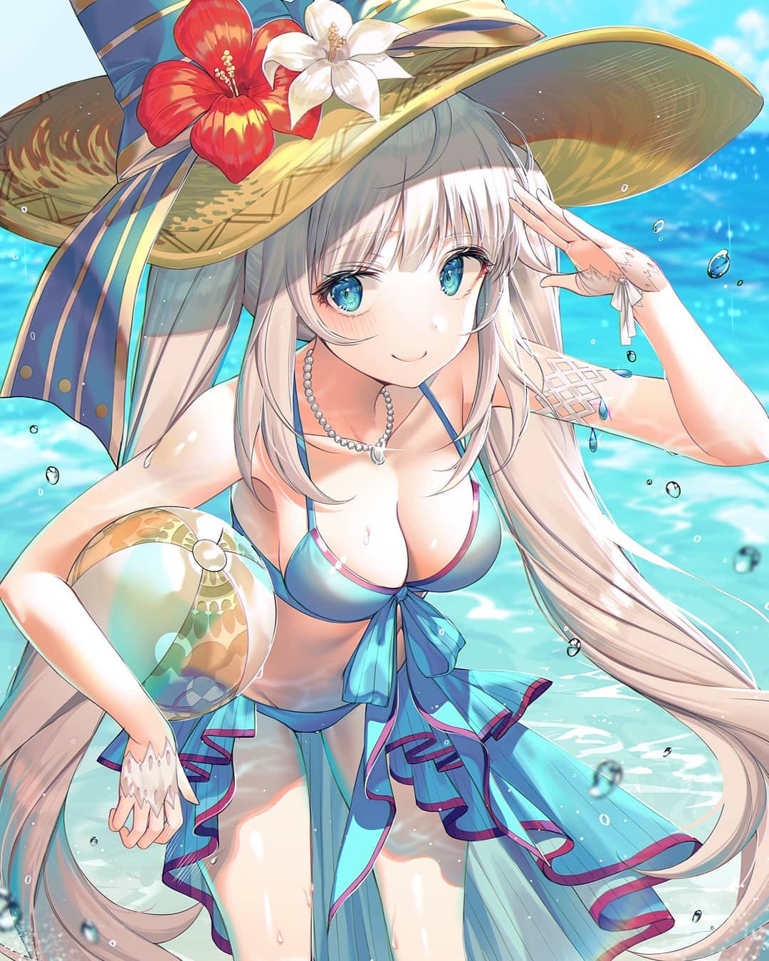 Ảnh anime bikini phong cách mát mẻ và năng động