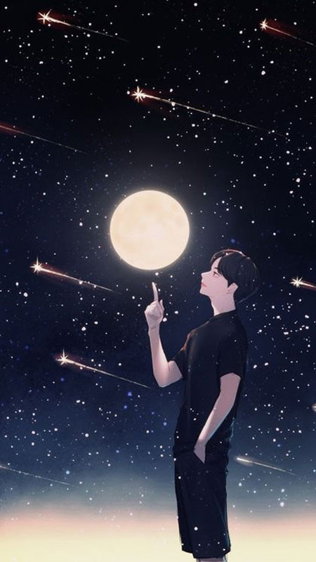 Bộ sưu tập ảnh anime buồn đầy cảm xúc Ảnh anime buồn nam đứng một mình trong bối cảnh u ám