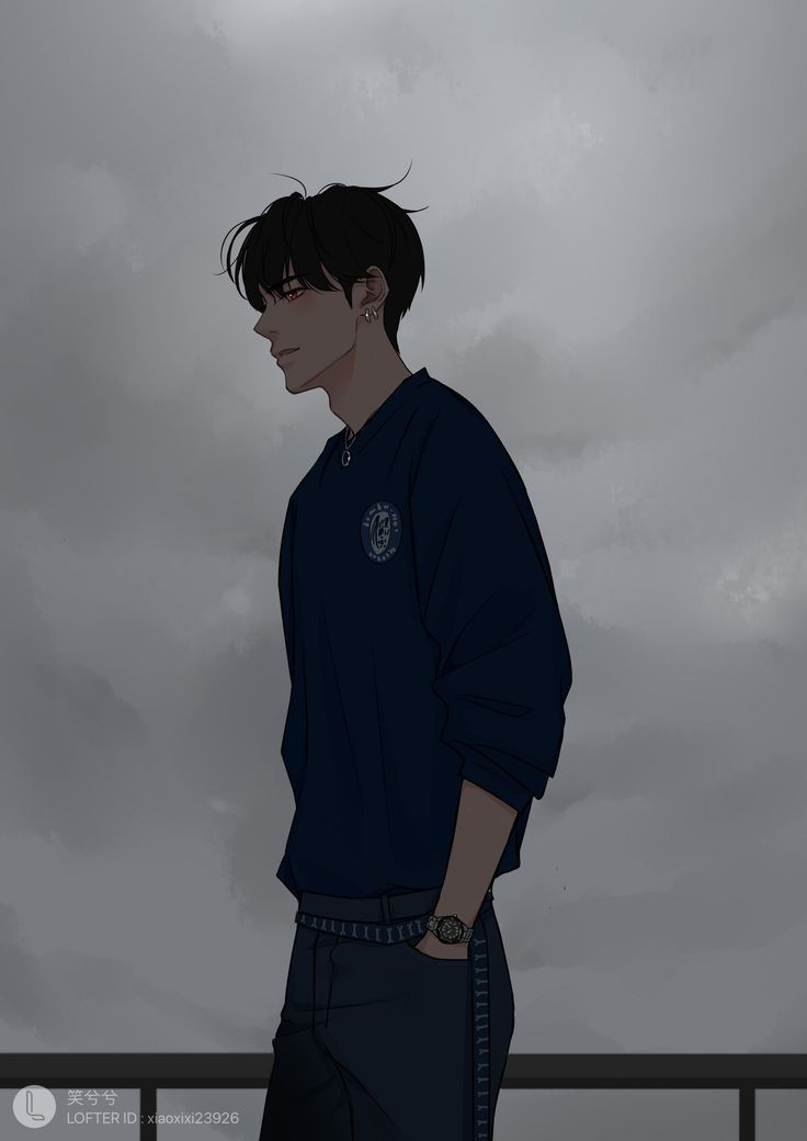 Ảnh anime buồn trong khung cảnh mùa đông lạnh lẽo