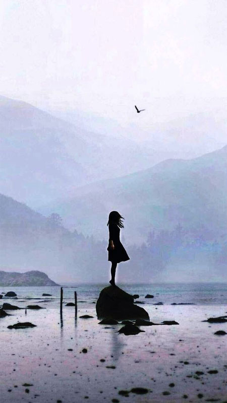 Bộ sưu tập ảnh anime buồn đầy cảm xúc Ảnh anime buồn về cô gái ngồi trên xích đu