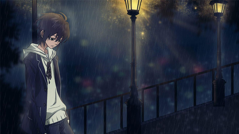 Bộ sưu tập ảnh anime buồn đầy cảm xúc Ảnh anime buồn về sự cô đơn trong tình yêu
