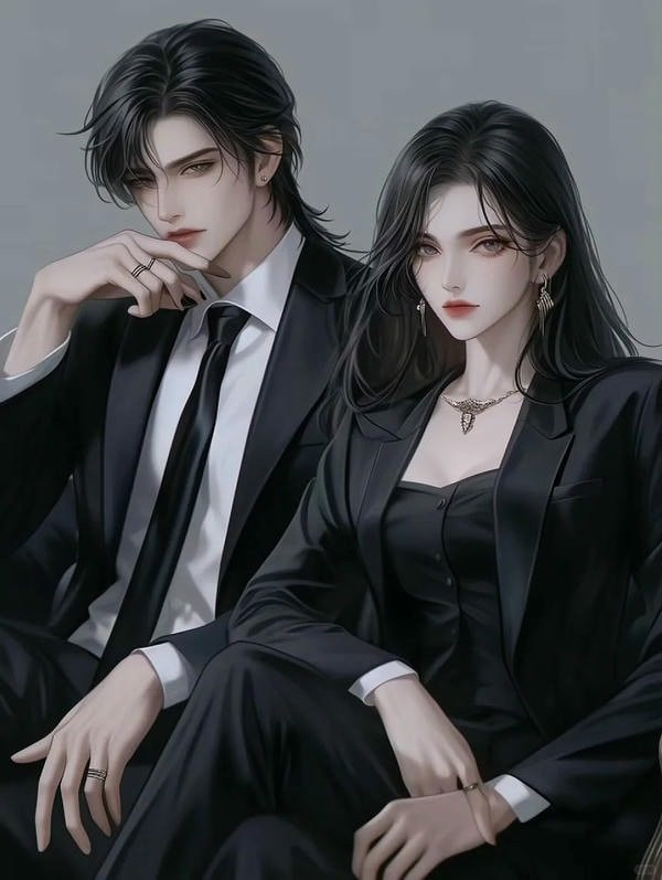 Ảnh anime cặp đôi ngầu với phong cách fantasy