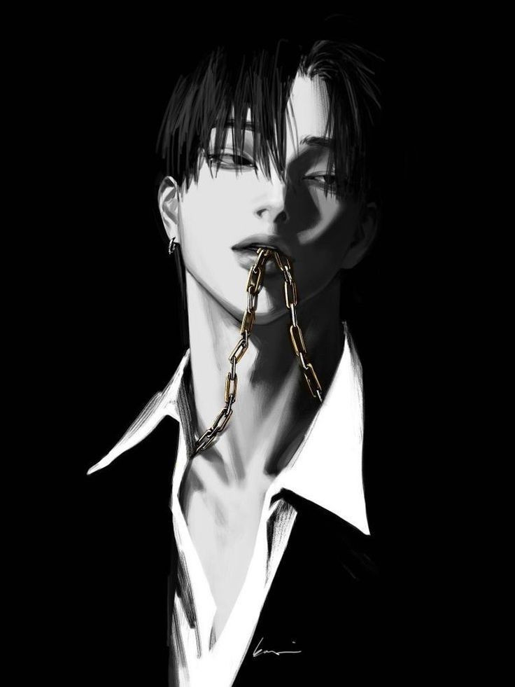 Tuyển Tập Ảnh Anime Đen Trắng Tuyệt Đẹp Ảnh anime đen trắng ngầu quyến rũ