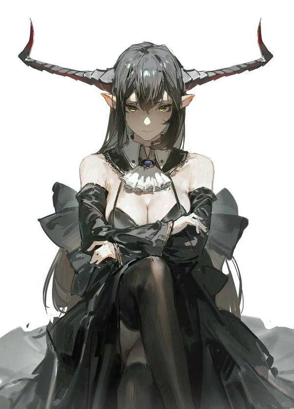 Ảnh anime girl lạnh lùng ngồi một mình