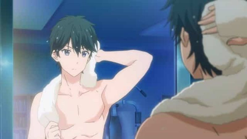 Ảnh anime nam body 6 múi, tư thế mạnh mẽ