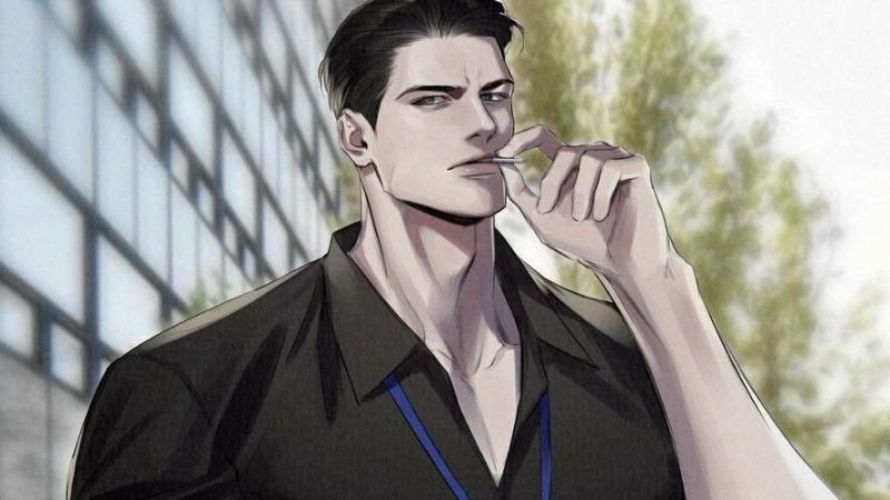 Ảnh anime nam body 6 múi, vẻ mặt tự tin