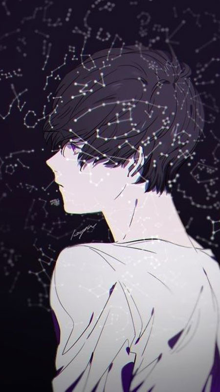 Bộ sưu tập ảnh anime buồn đầy cảm xúc Ảnh anime nam buồn ngồi một mình