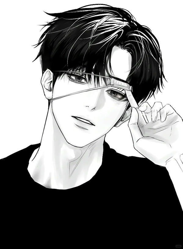 Ảnh anime nam ngầu nhìn xa xăm