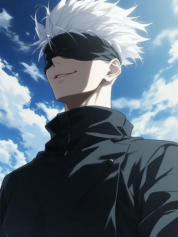 Ảnh anime nam ngầu tựa vào cây với vẻ ngoài trầm tĩnh