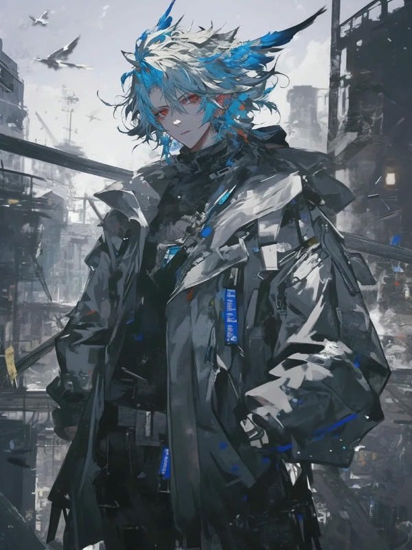 Ảnh anime nam ngầu với nụ cười nửa miệng bí ẩn