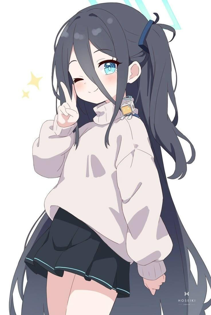 Ảnh anime nữ 4K chất lượng cao với chi tiết trang phục phức tạp